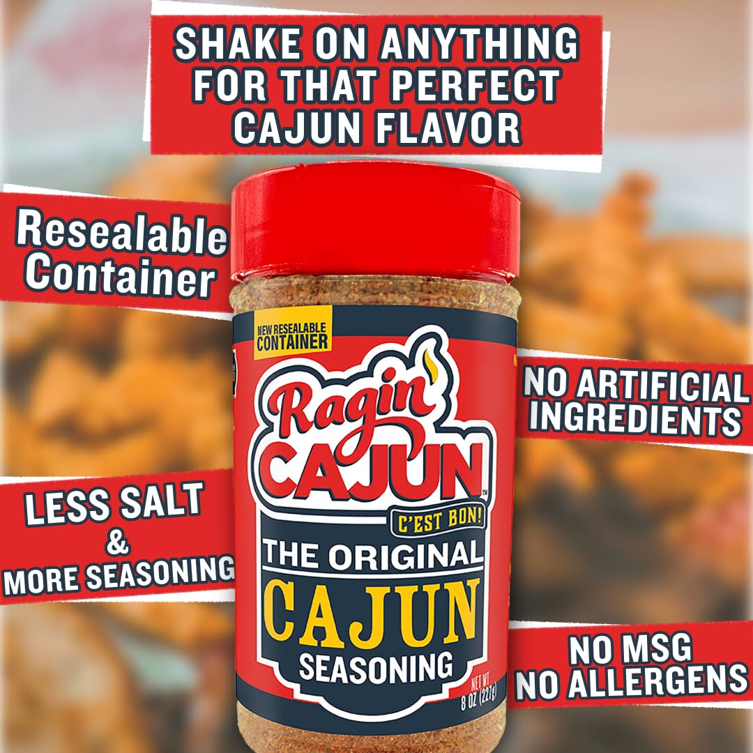Ragin' Cajun Original Seasoning seasoned steak on grill, enhanced flavor