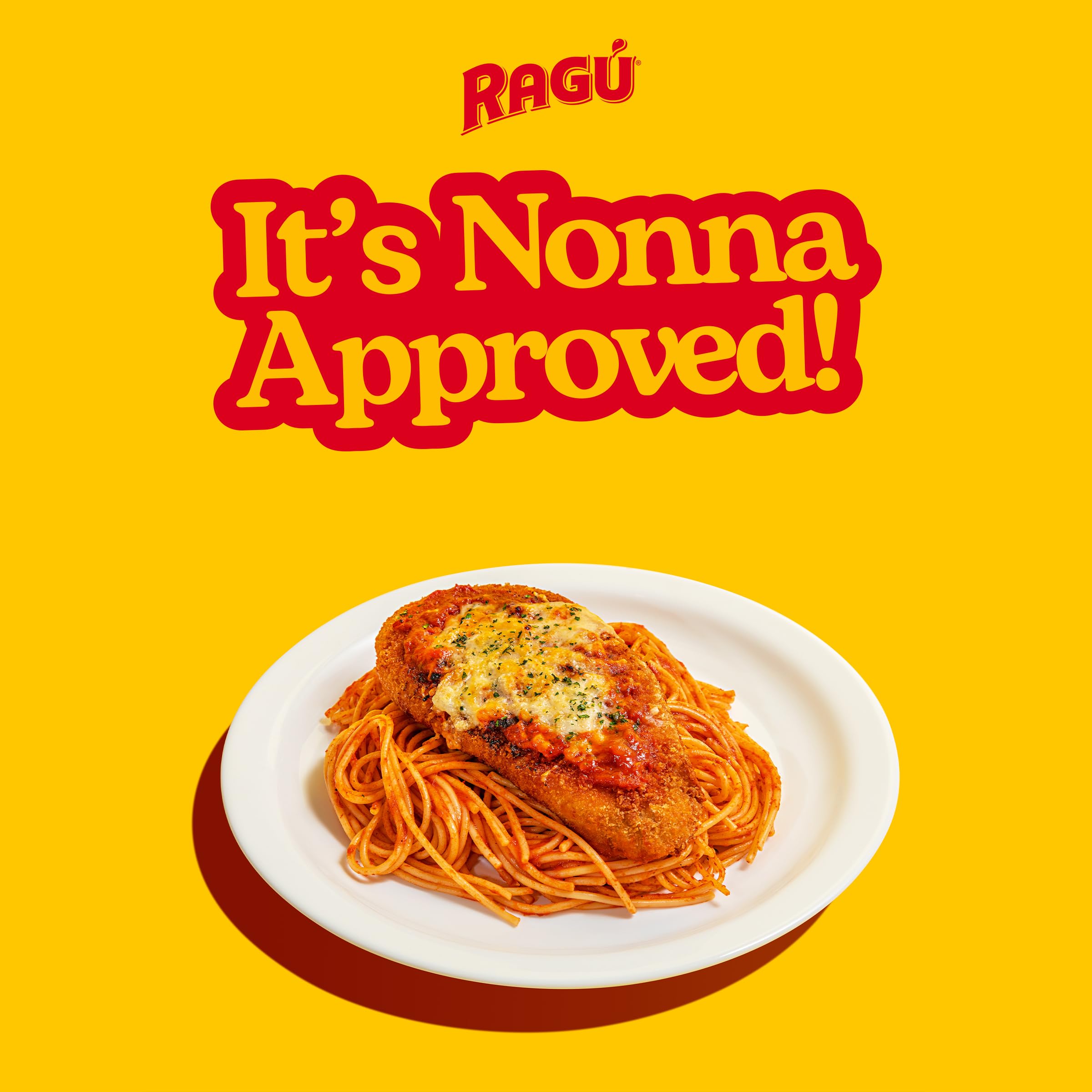 RAGÚ Old World Style Sauce with Meat features ground beef in the sauce.