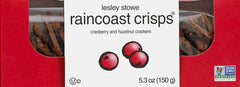 Raincoast Lesley Stowe Crisps Hazelnut Cranberry serving idea on cheese board