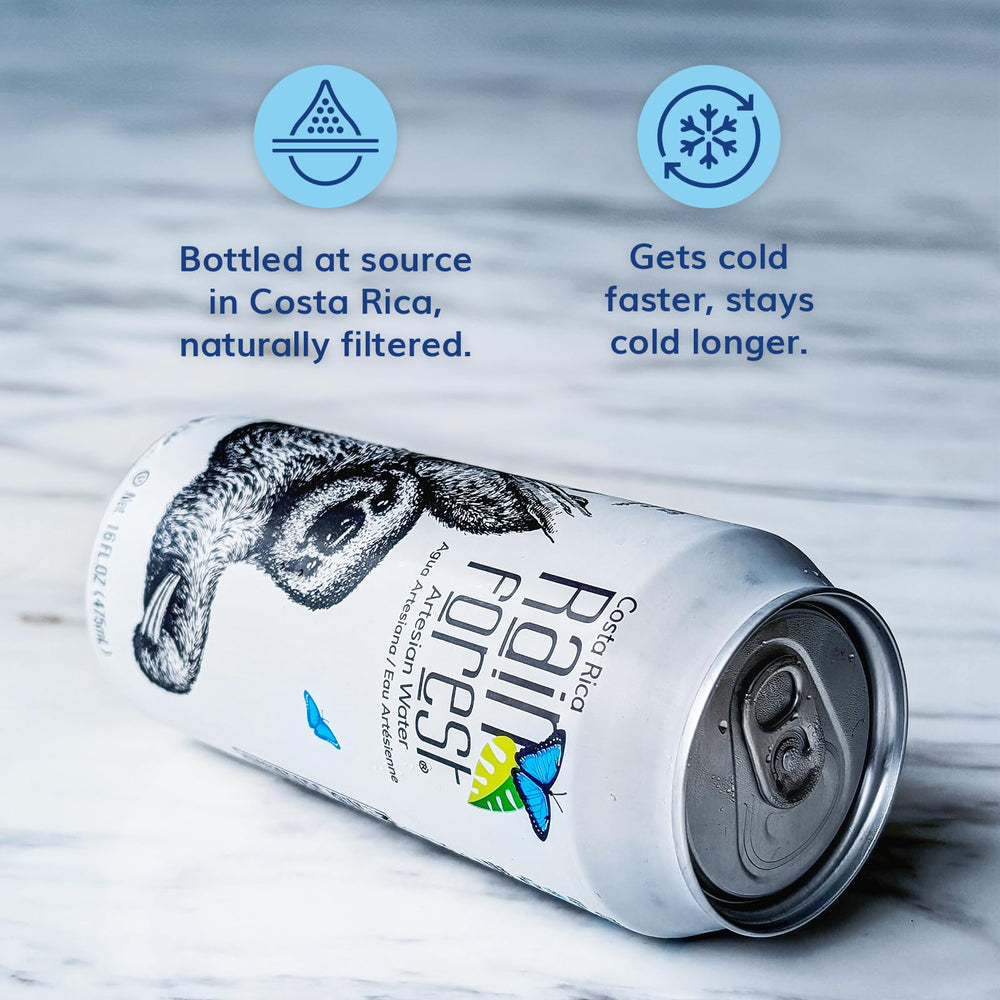 Rainforest Artesian Water eco-packaging reduces plastic waste