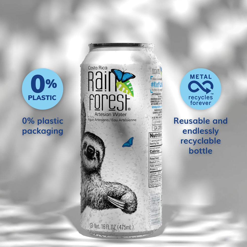 Rainforest Artesian Water glass pour naturally filtered purity for hydration
