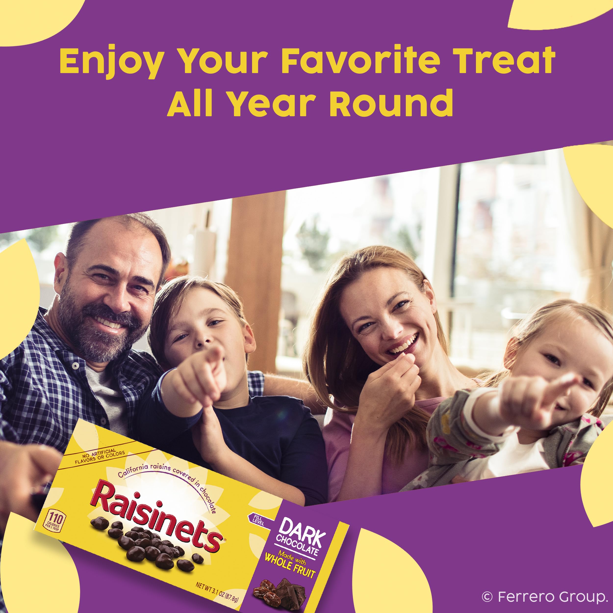 Raisinets bulk 15-pack, ideal for celebrations and gifting