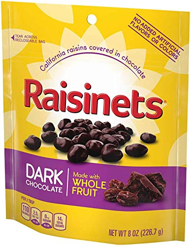 Raisinets Valentine gift pack suggests a shareable chocolate treat.