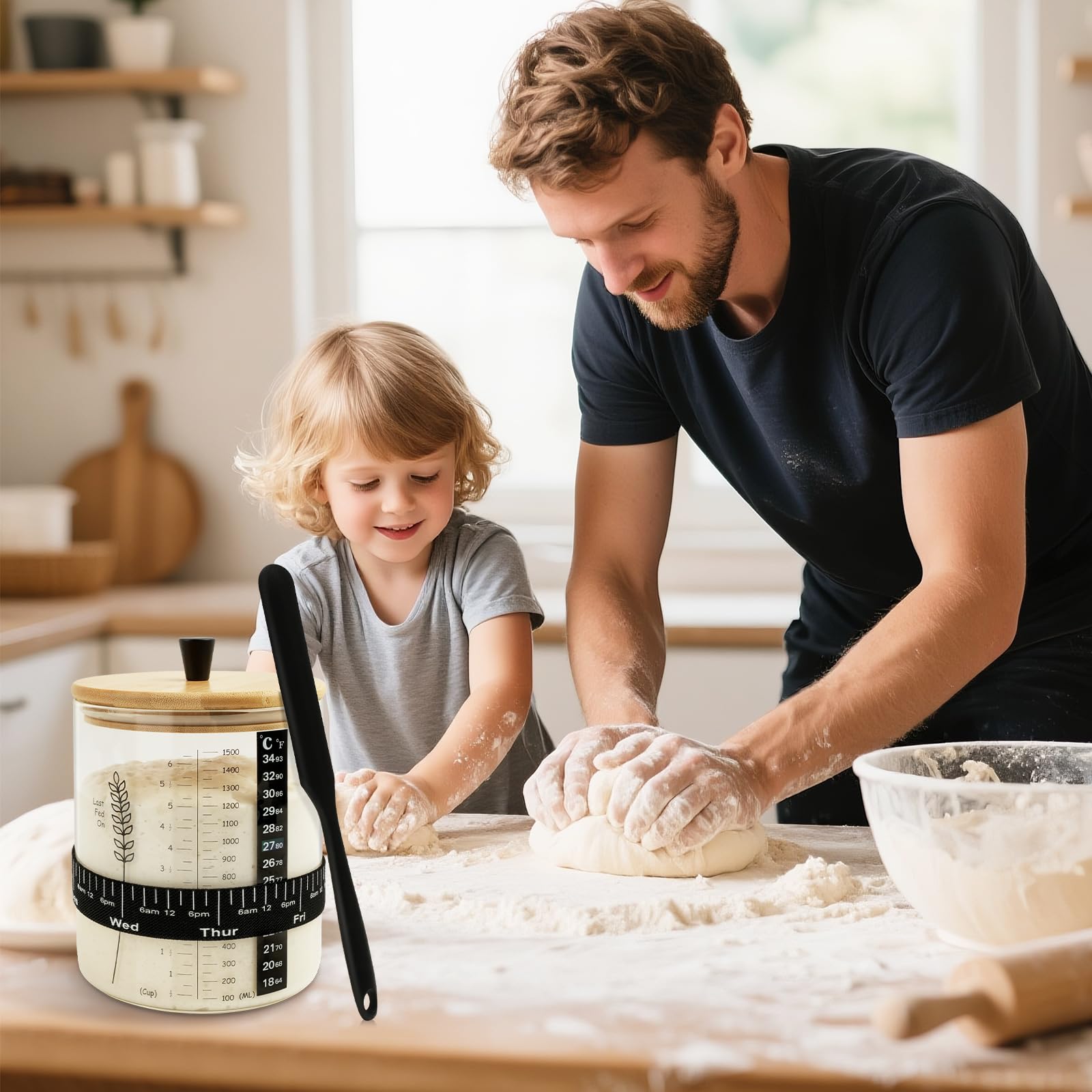 Rakovar starter kit on the counter inspires confident home baking sessions.