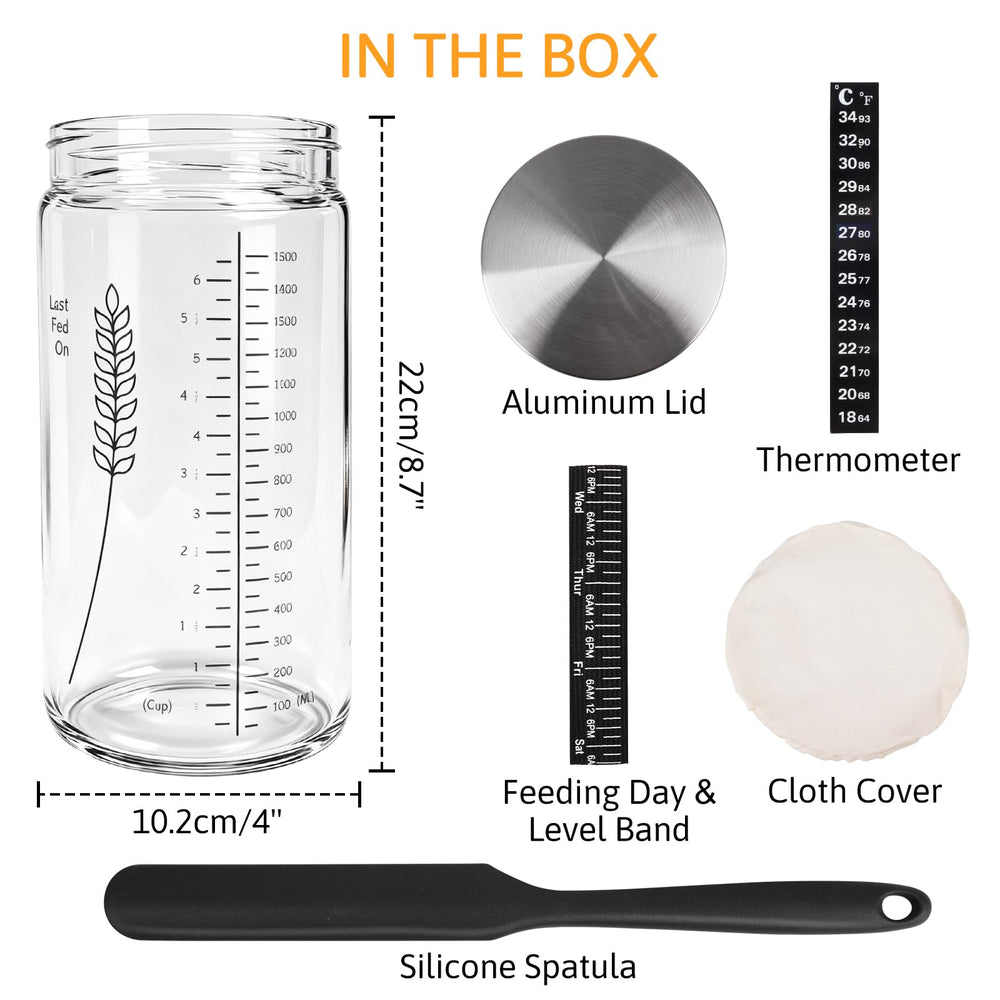 Rakovar sourdough jar temperature strap monitors environment in real time
