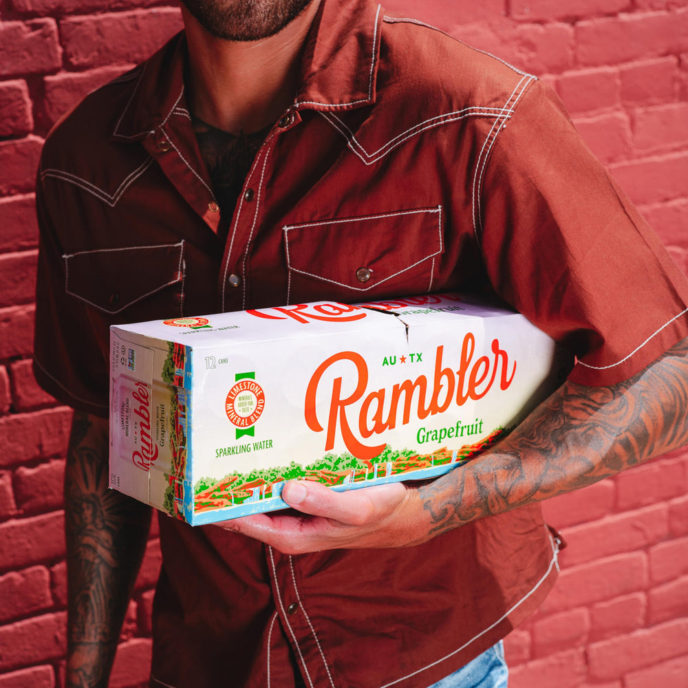 RAMBLER AUTX bubbles close-up conveys bright, balanced sparkle.