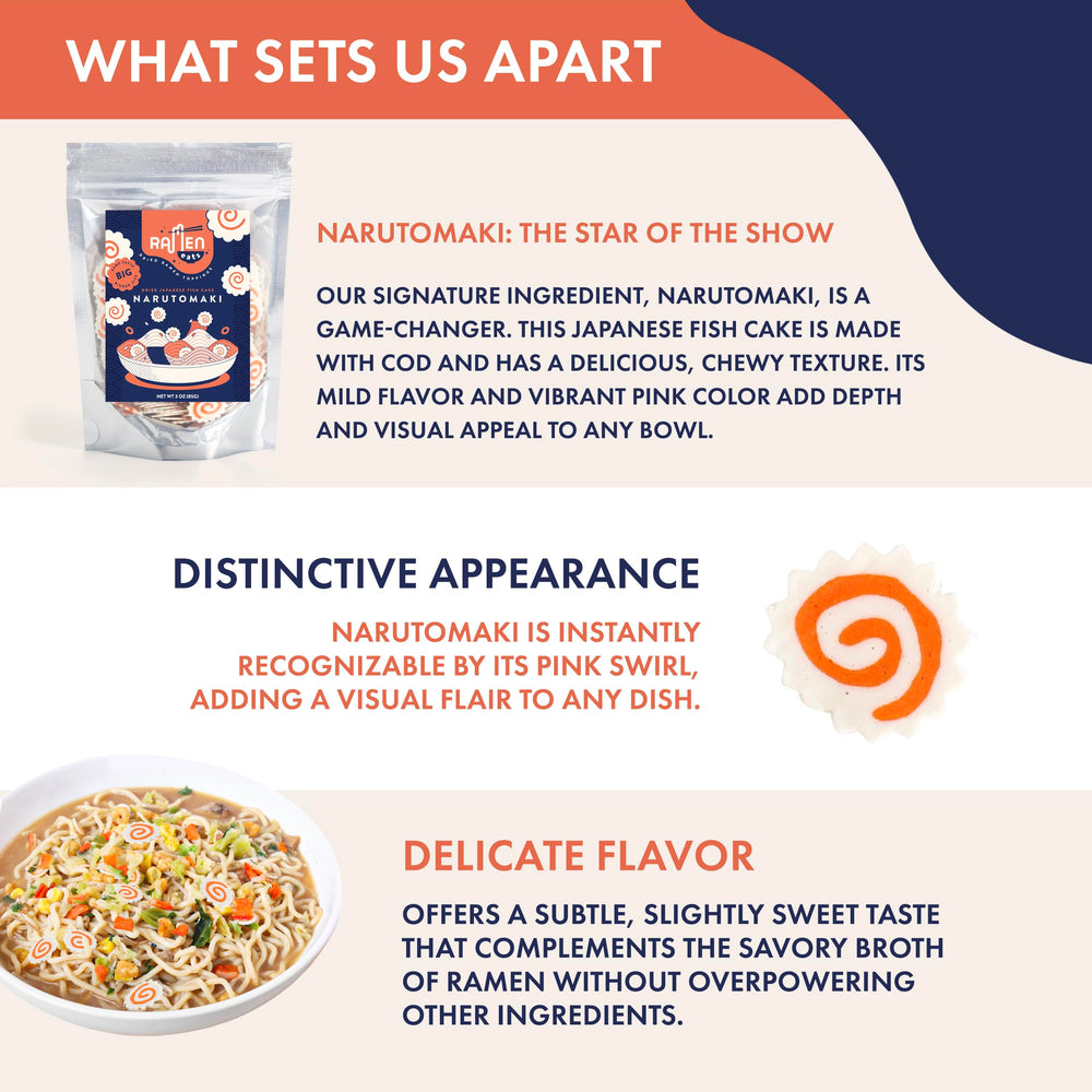 Ramen Eats Narutomaki ready to brighten meals and share joy.