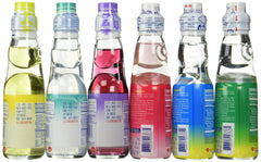 Ramune colorful labels showcase flavors, great for display and gifting.