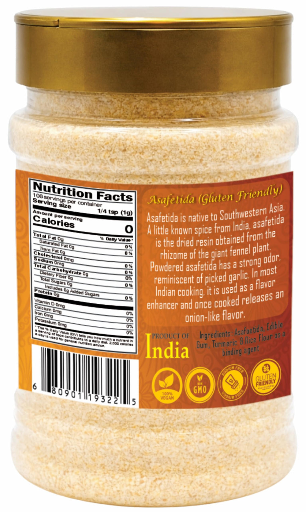 Rani Asafetida Hing powder close-up revealing rich texture and aroma.