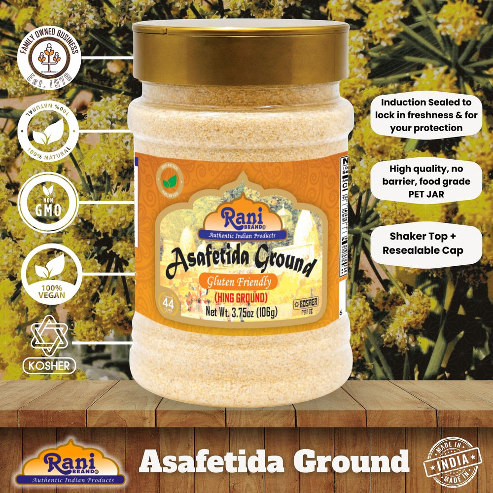 Rani Asafetida Hing strong aroma photo ready to enhance dishes.