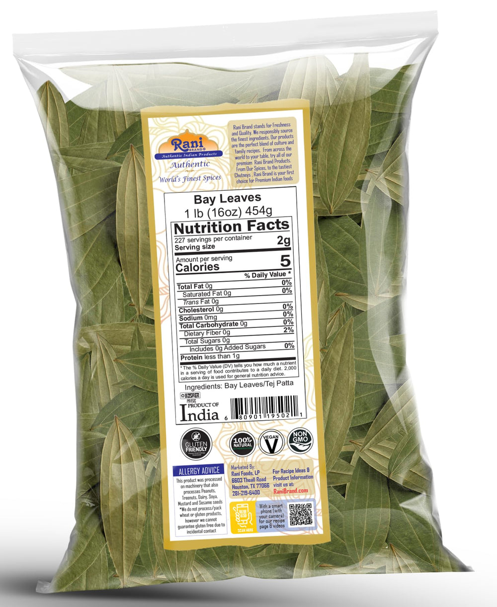 Hand-selected batch of Rani Bay Leaf leaves