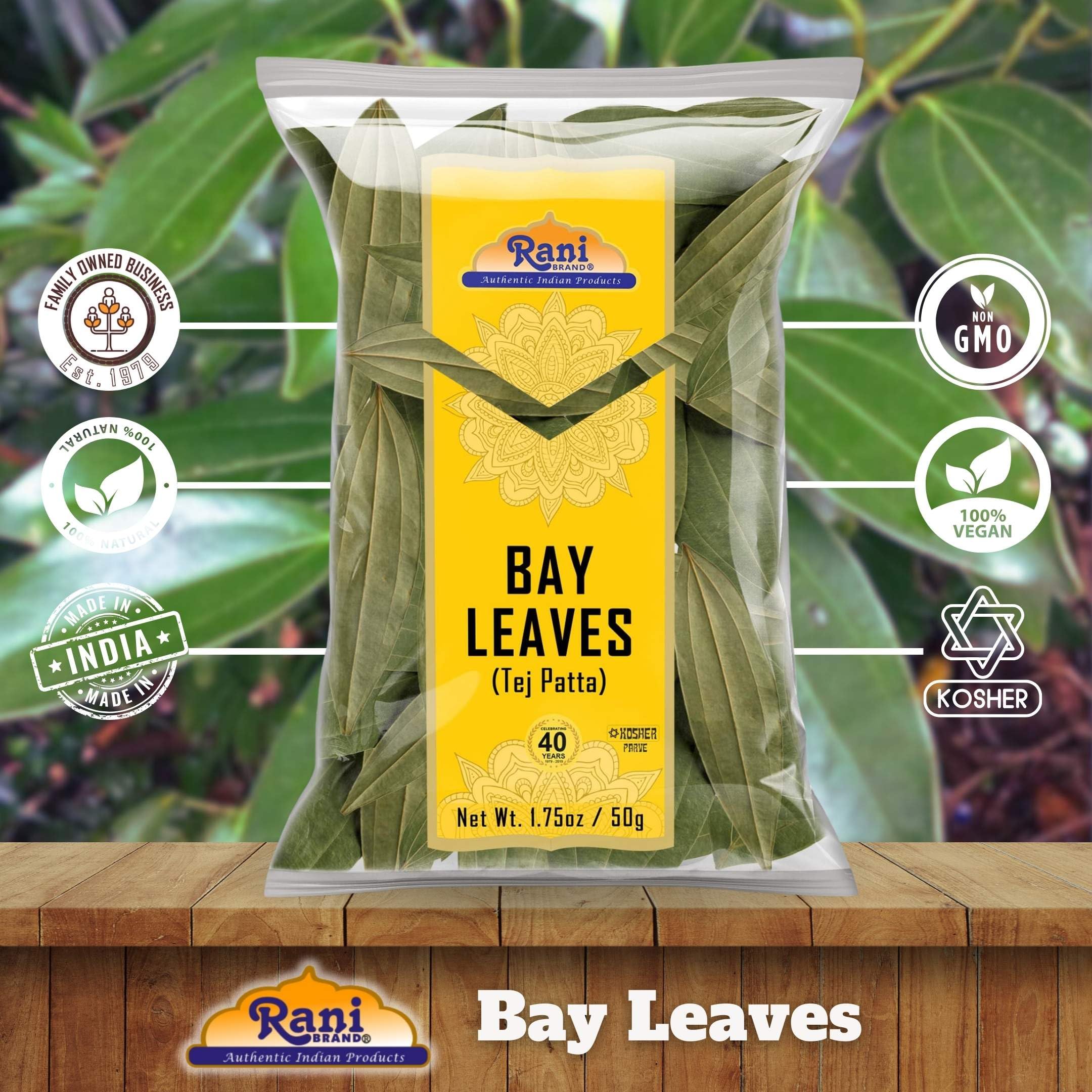 Rani Bay Leaf in cooking bowl demonstrates versatile gourmet spice.