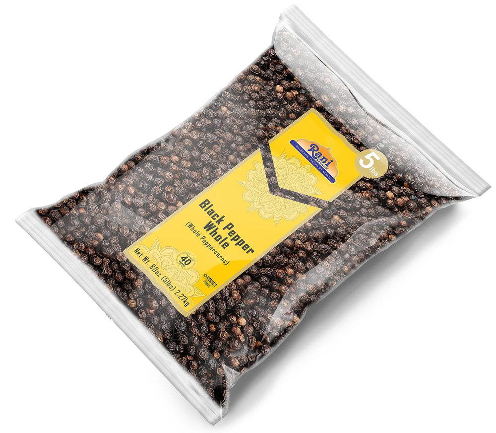 Rani Black Pepper Whole product of Vietnam ensuring authentic spice quality.