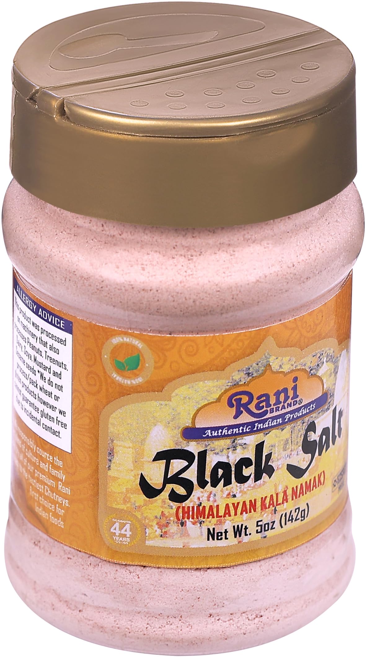 Rani Kala Namak packaging interior – pure and natural, no additives.