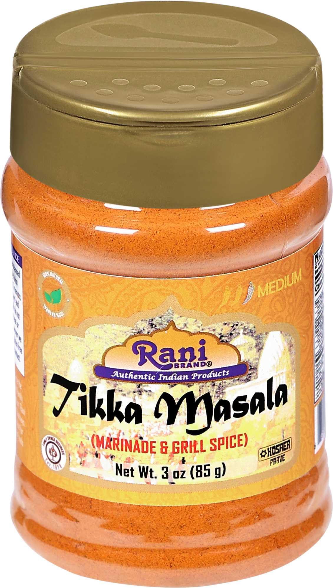 Rani Brand aromatic spice blend releasing rich Indian aroma