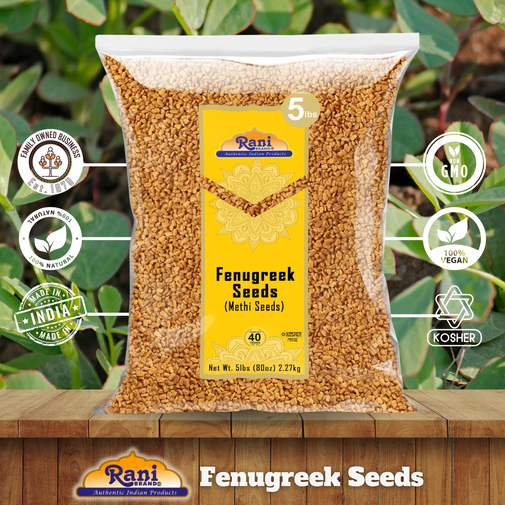 Rani Fenugreek seeds origin India emphasizes authentic flavor.