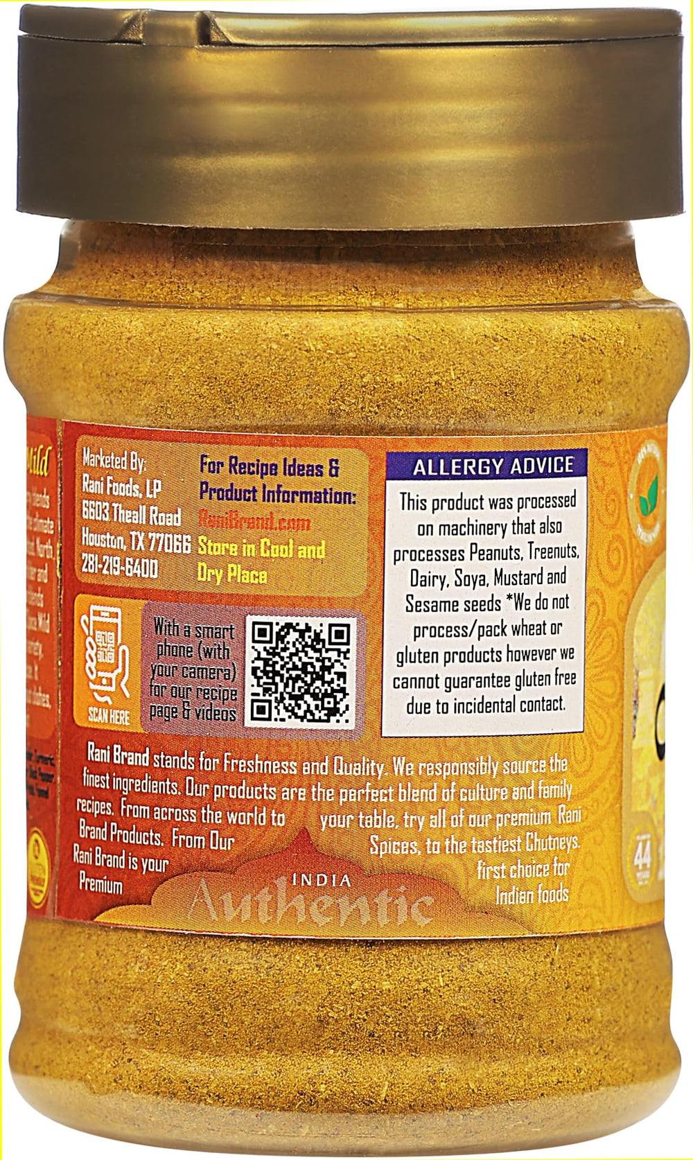 Rani Brand spices heritage image emphasizing 40 years of experience