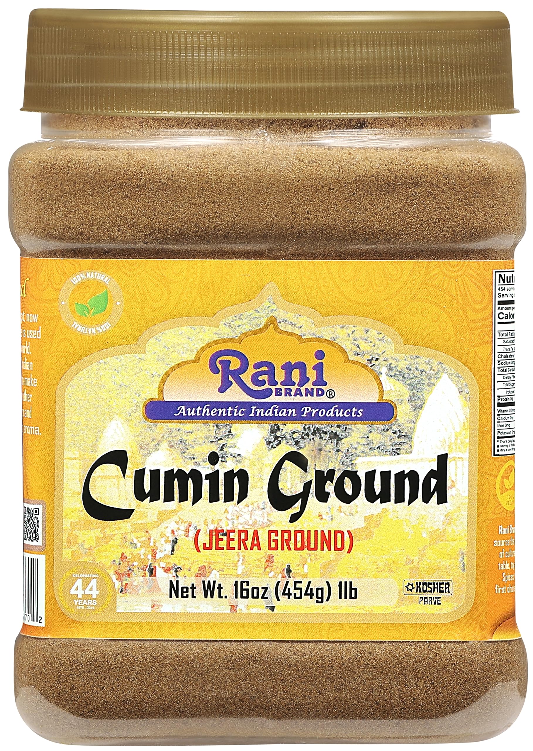 Rani Cumin Powder jar, rich aroma ready for curries and spice blends