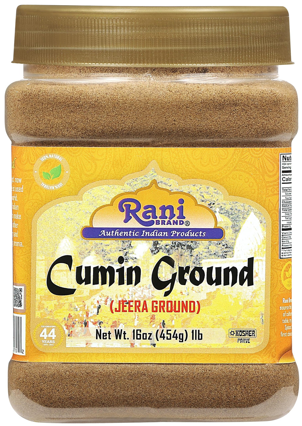 Rani Cumin Powder jar, rich aroma ready for curries and spice blends