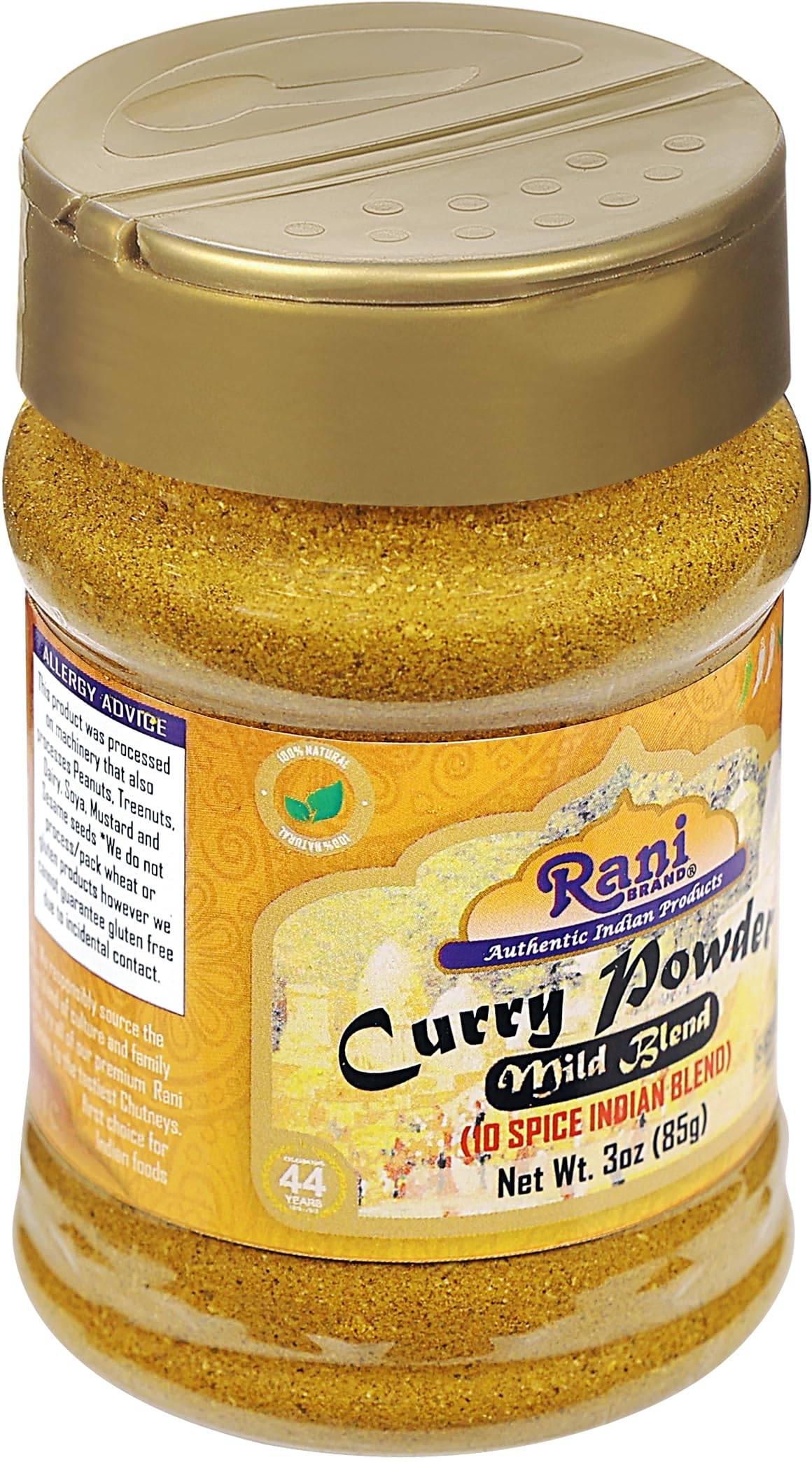 Rani Curry Powder Mild dried spices close-up with vibrant aroma