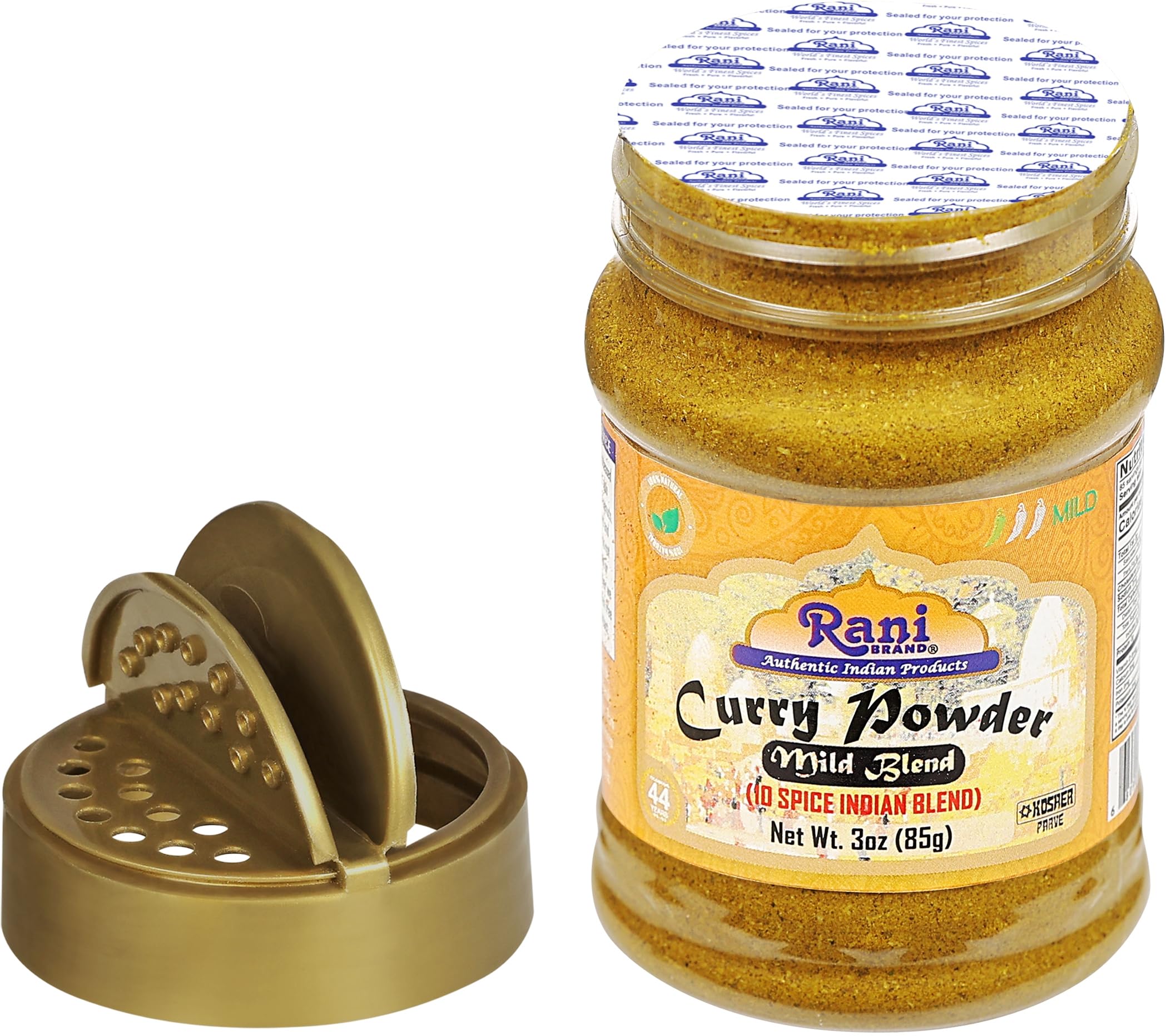 Rani Curry Powder Mild packaging on a kitchen counter