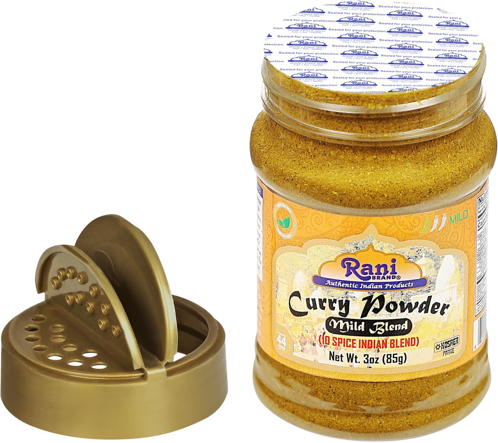 Rani Curry Powder Mild packaging on a kitchen counter