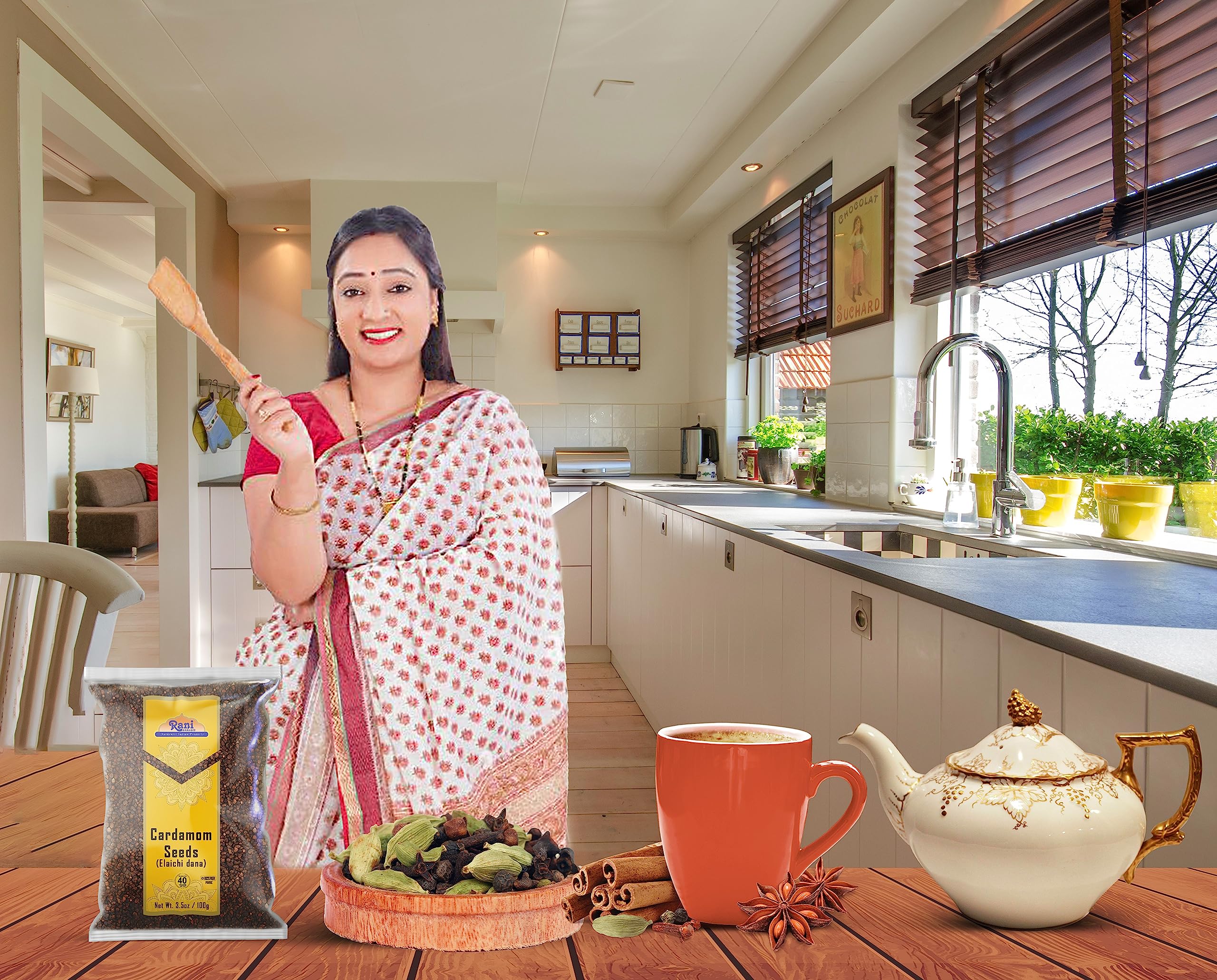 Rani Elachi decorticated seeds used in baking and cooking
