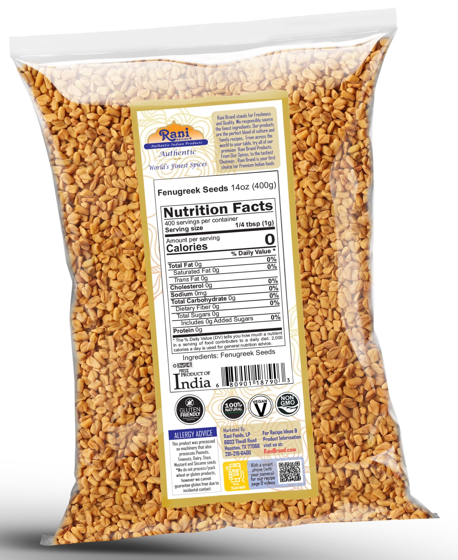 Rani Fenugreek seeds in curry add depth and warmth