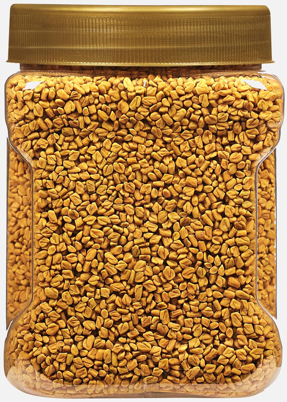 Rani fenugreek seeds Indian origin jar highlights non-GMO vegan seasoning.