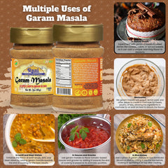 Rani Garam Masala jar label closeup with product details and kosher icon