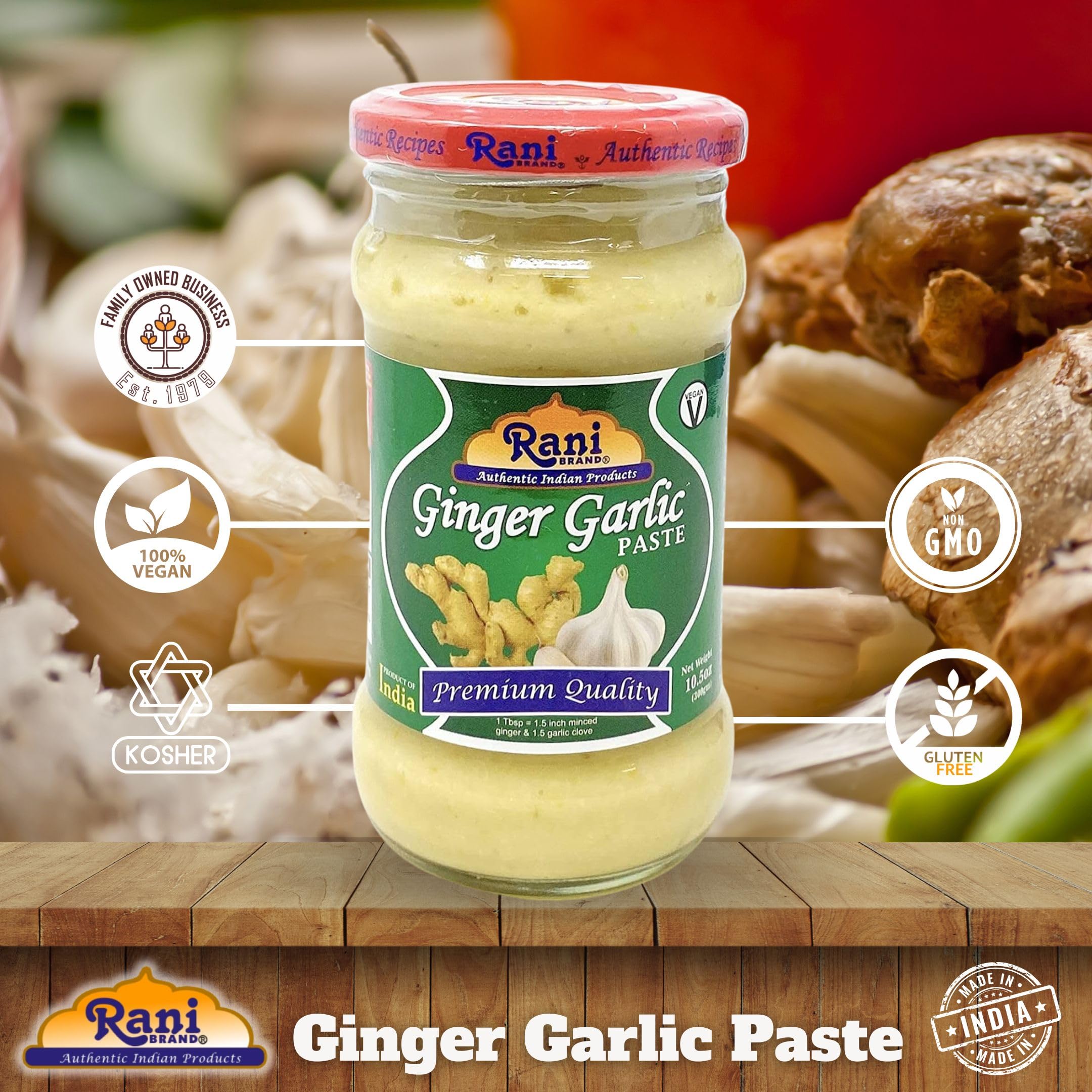 Rani Ginger Garlic Paste as a curry base shows vibrant color and depth of flavor.