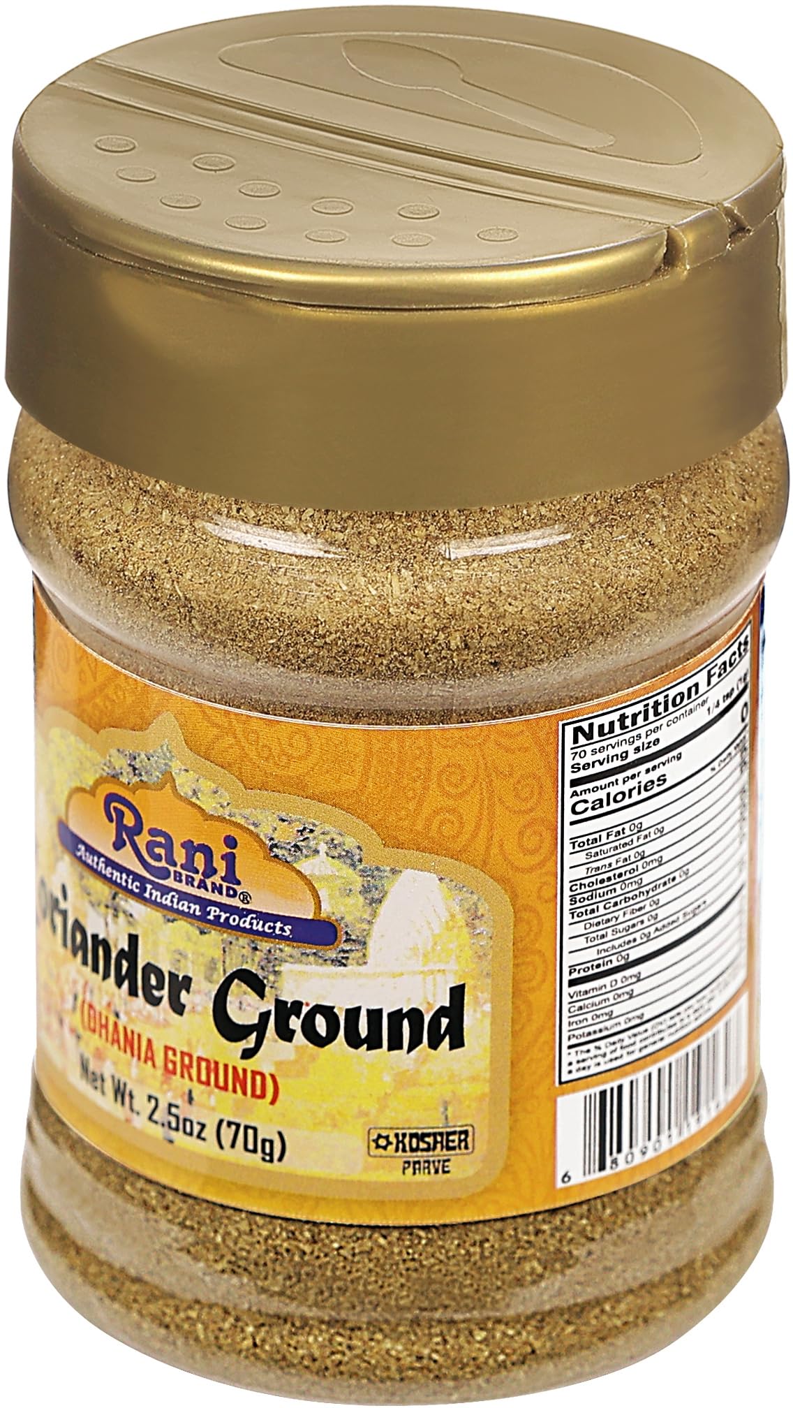 Rani Gluten-Free Coriander Powder pairs with legumes and rice dishes.