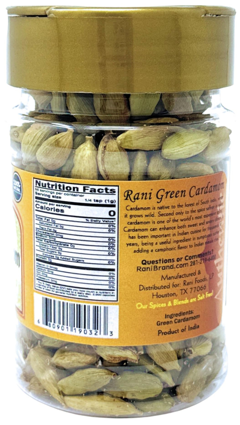 Rani Green Cardamom Pods Hari Elachi close-up aroma hint for fresh chai
