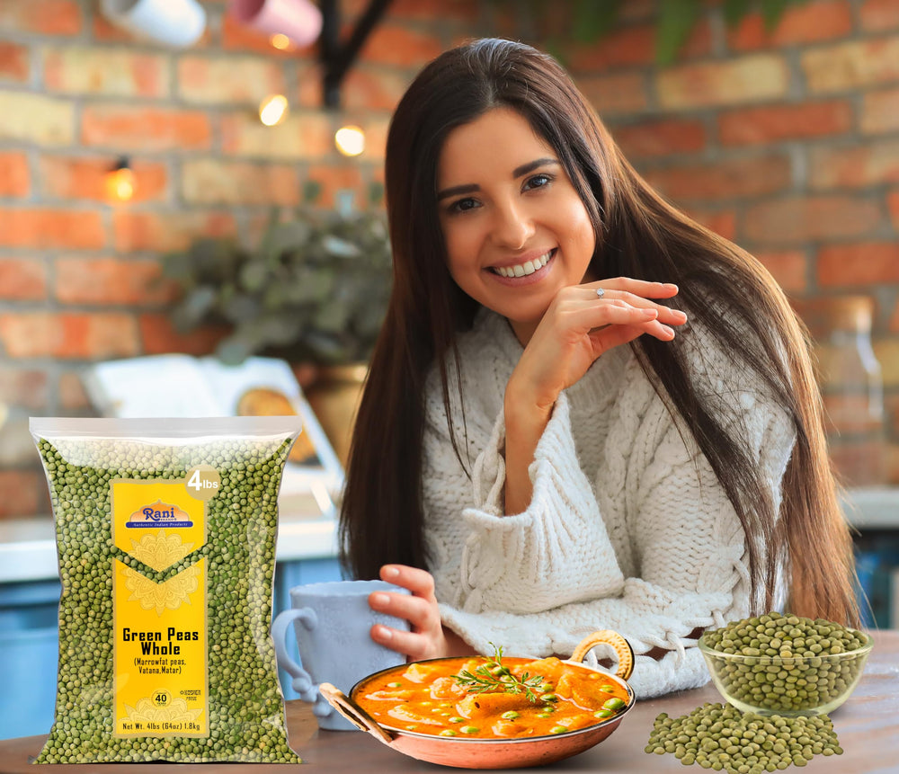 Rani green peas soup and stews ready-to-use ingredient.