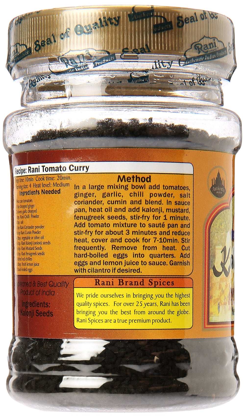 Kalonji sprinkled on bread to boost aroma and flavor.