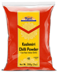 Rani Kashmiri chilli powder bottle with vibrant color for curries