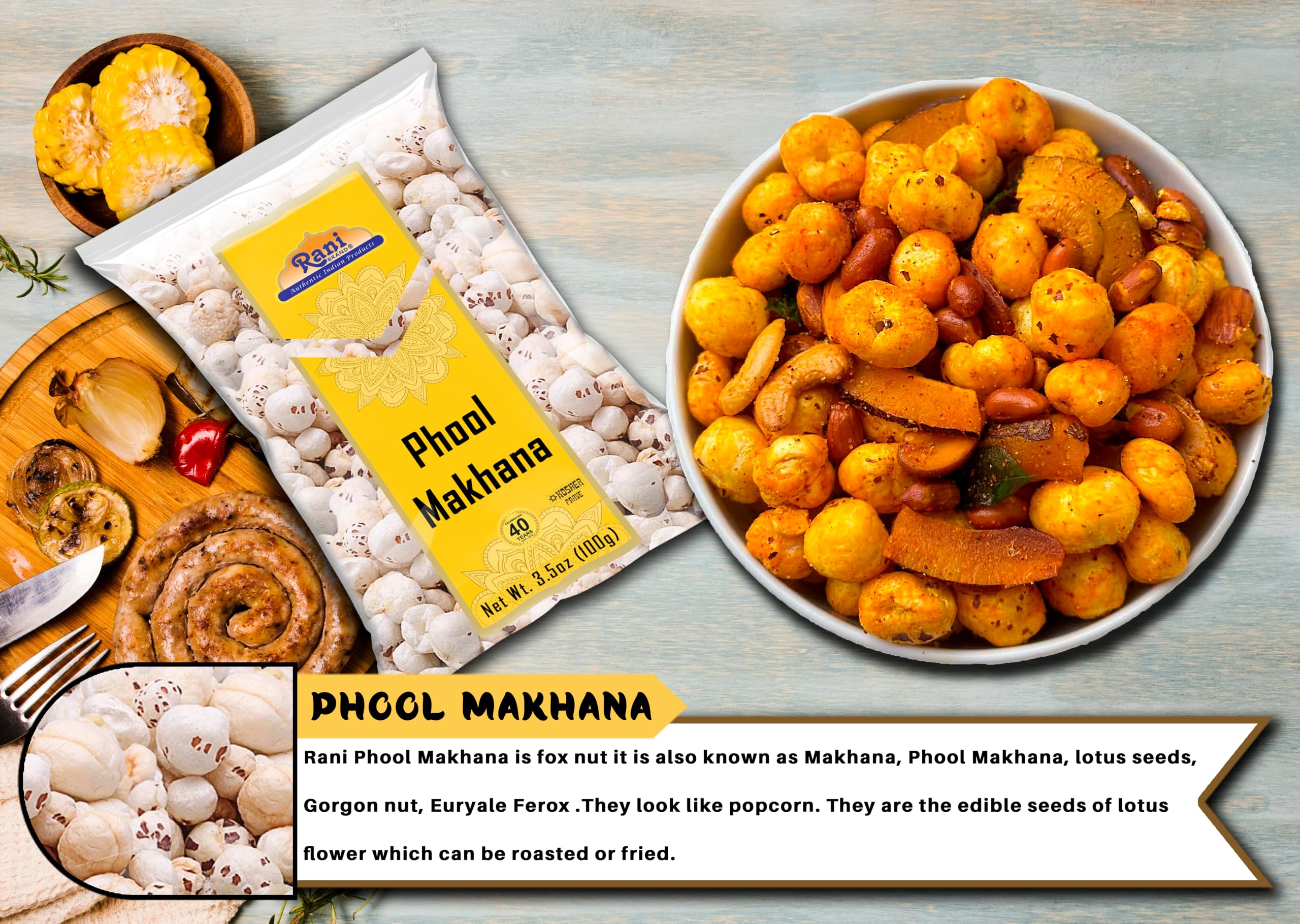 Rani Makhana vegan protein option for plant-based diets