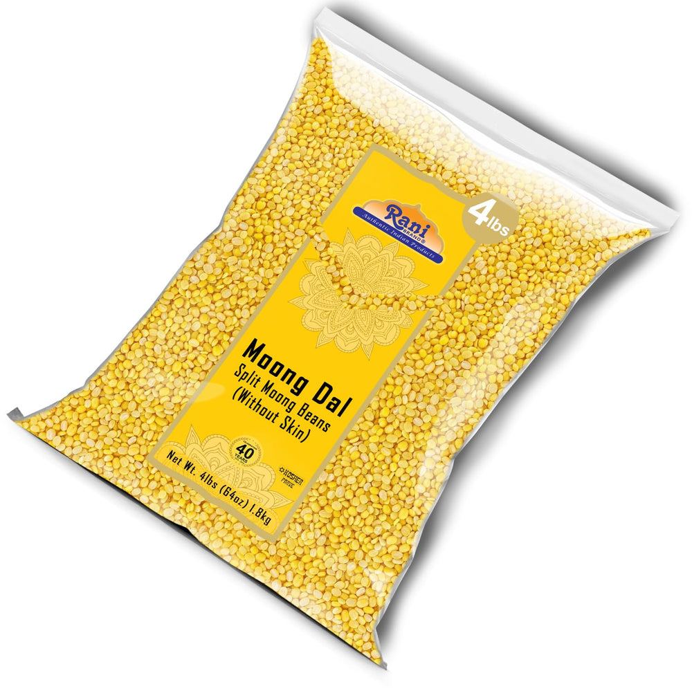 Rani Moong Dal Indian origin branding highlights authentic spices.