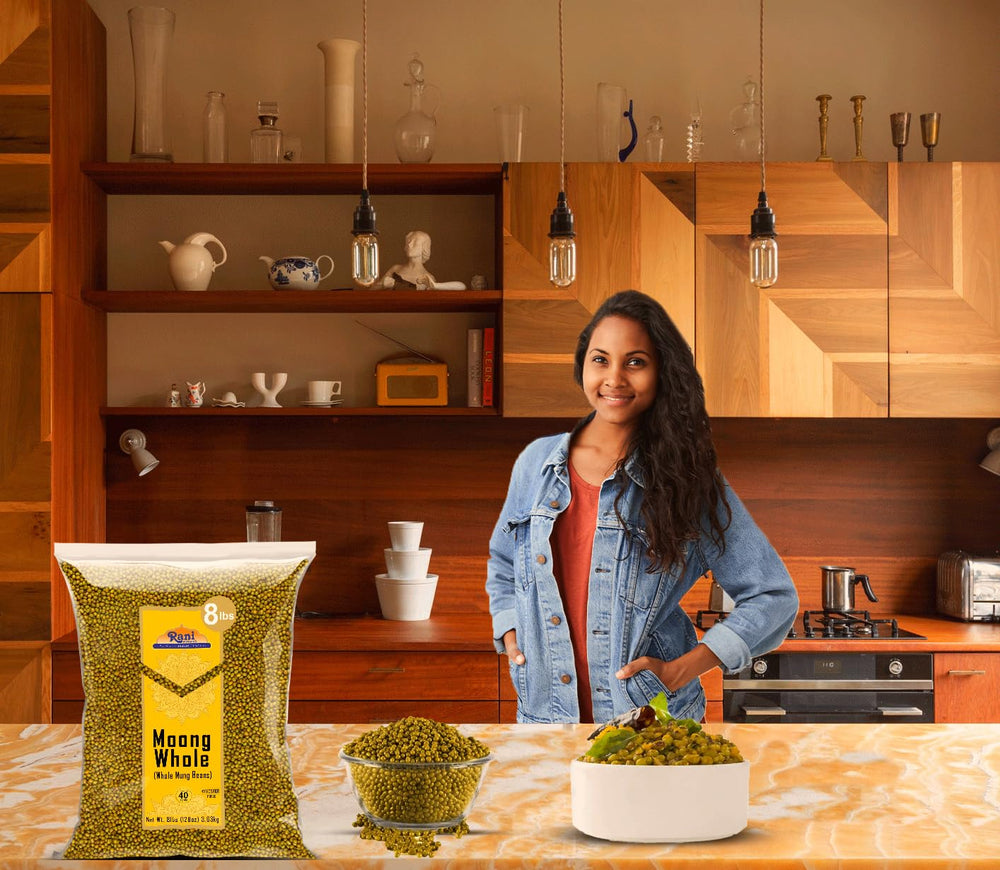 Rani Moong Whole bulk pantry staple for vegan dishes