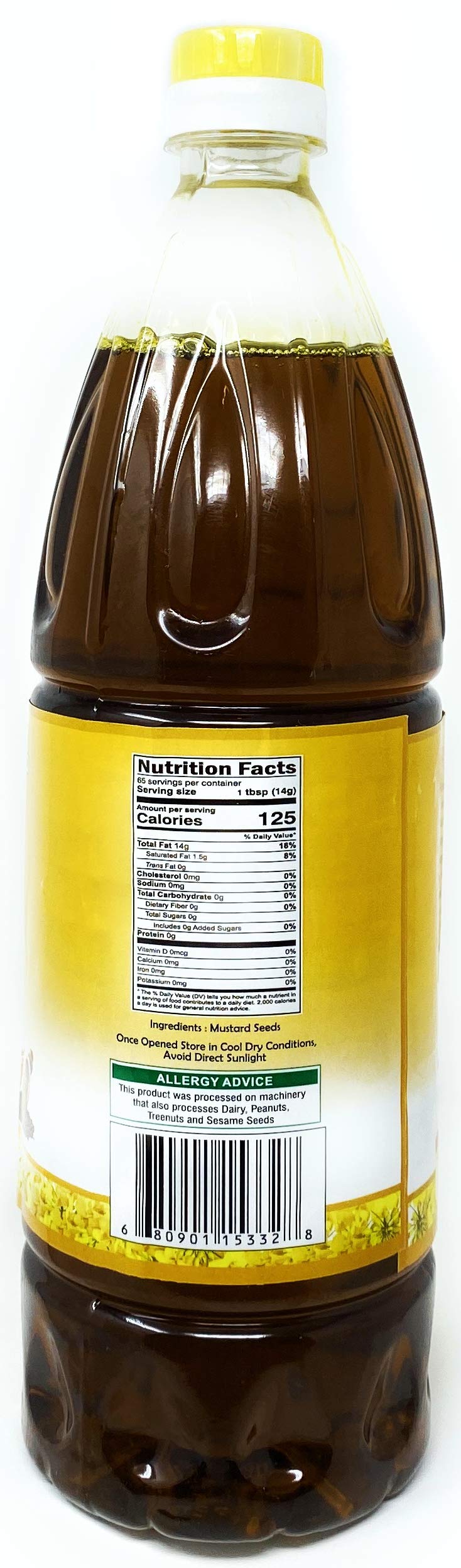 Rani Mustard Oil bottle pouring to infuse dishes with rich, aromatic oil