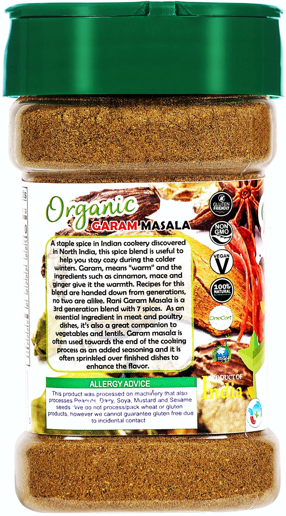 A pan of curry infused with Rani Garam Masala for layered aroma.