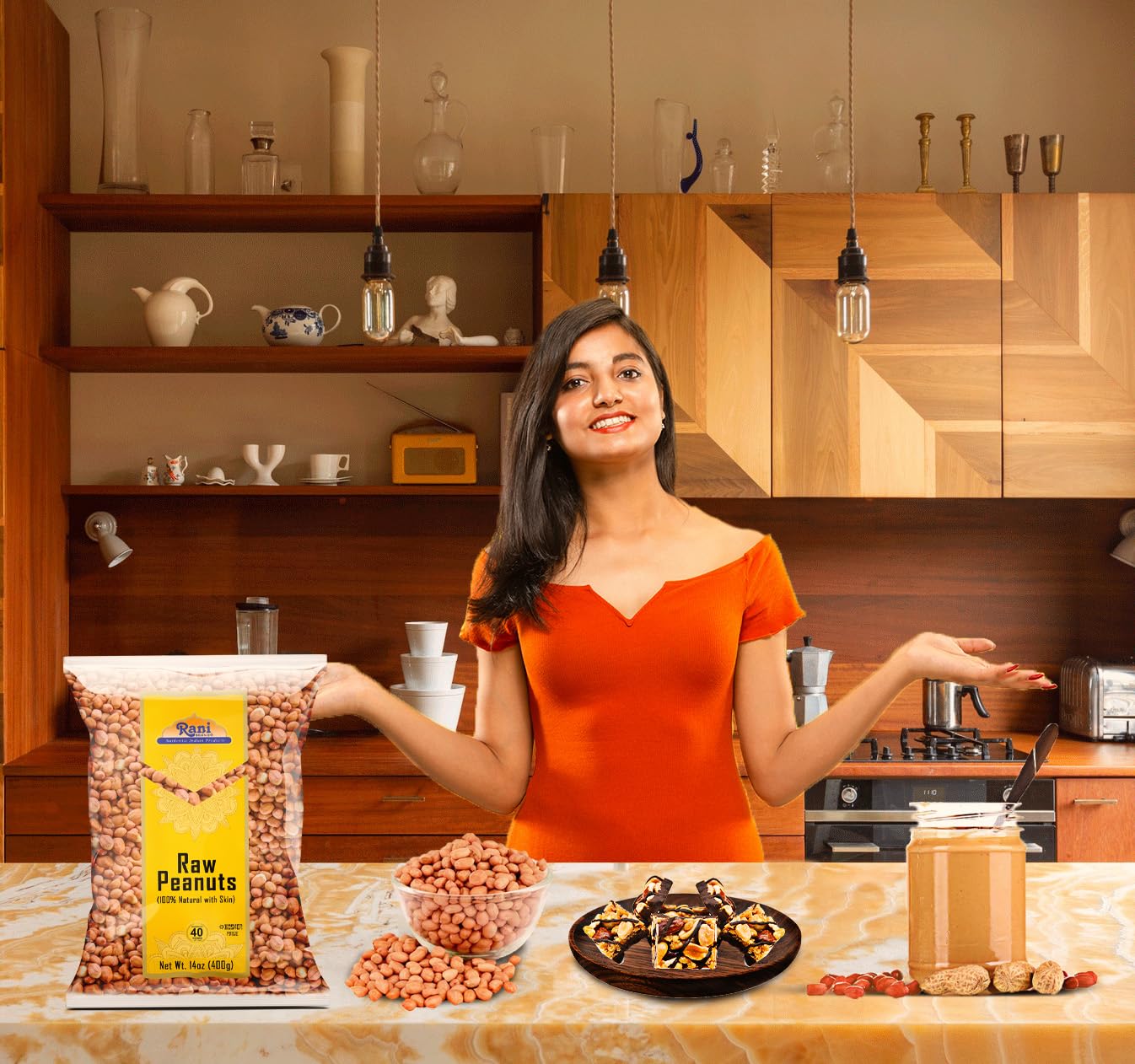 Rani peanuts for baking and brittle, easy to grind