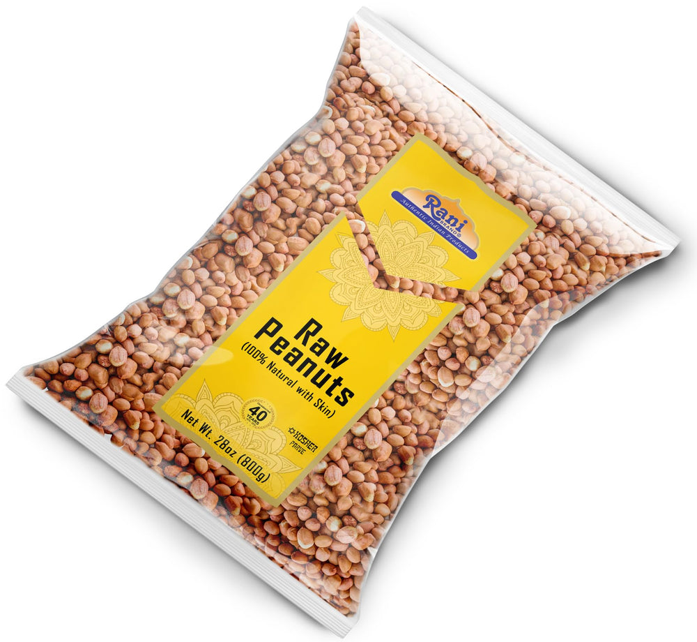 Rani peanuts raw in pantry for peanut butter or cooking base
