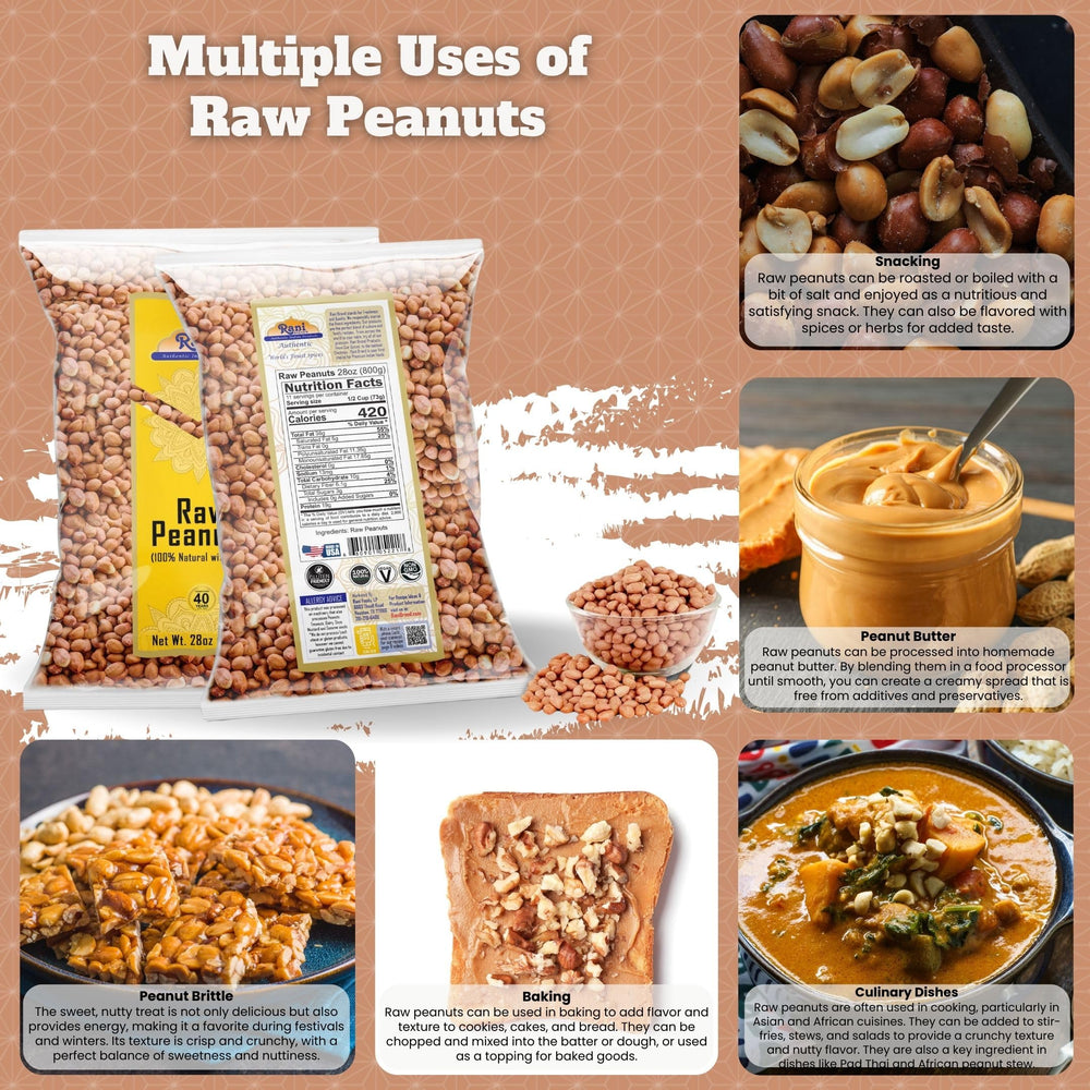Rani peanuts raw bowl image, ready for cooking, brittle, or peanut butter