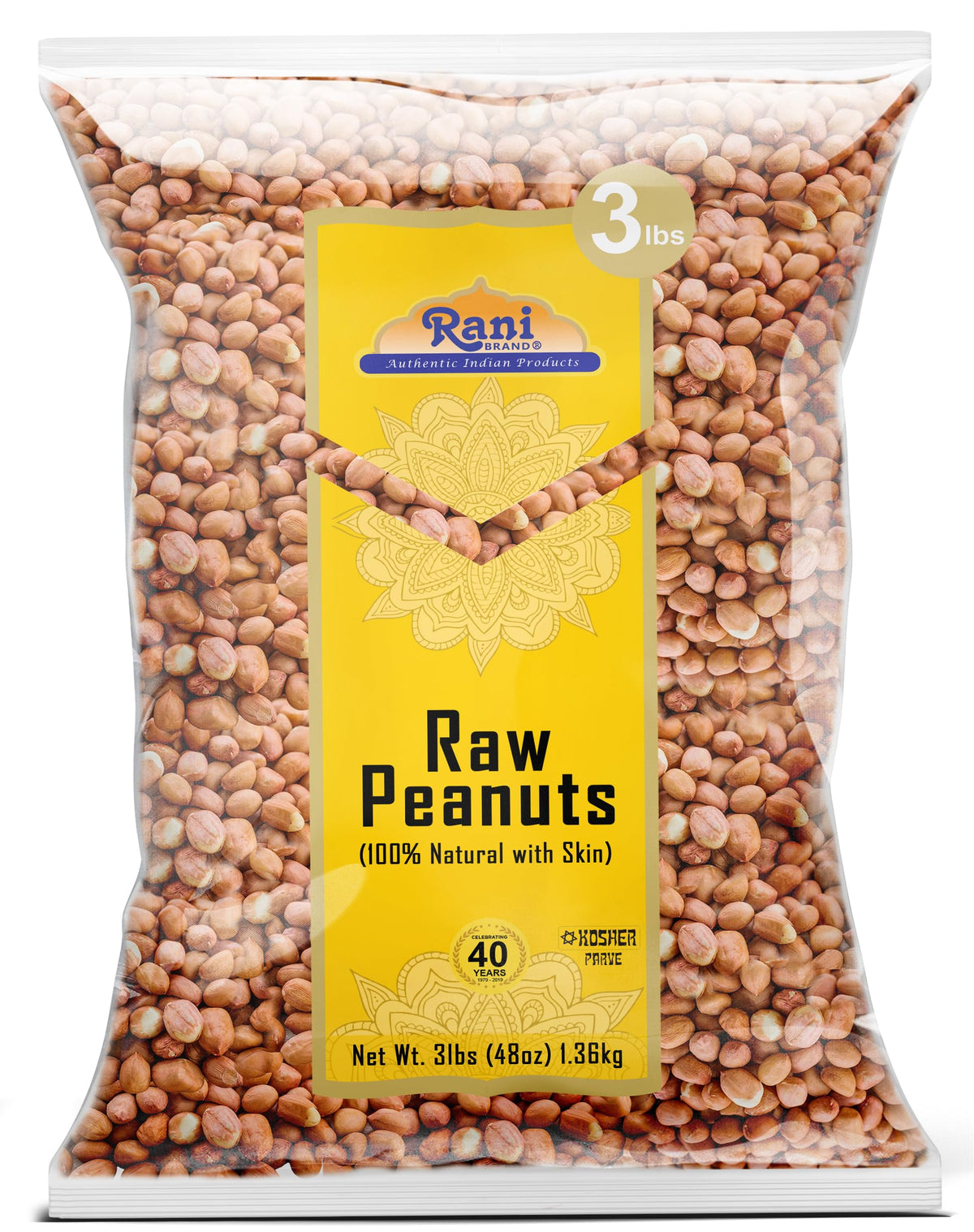 Rani Peanuts raw whole with skin bulk image — ideal for roasting and baking.