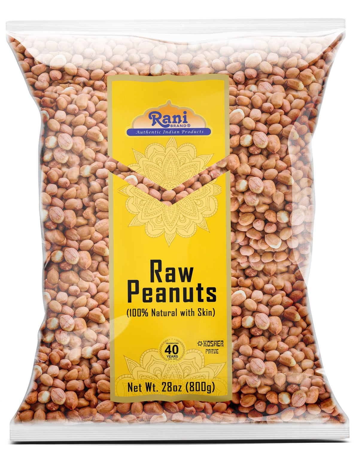 Rani peanuts raw closeup shows fresh red-skin nuts for baking or snacking