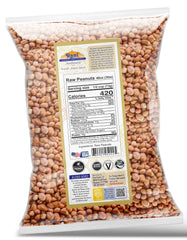 Rani Peanuts raw whole with skin closeup — premium quality for homemade peanut butter.