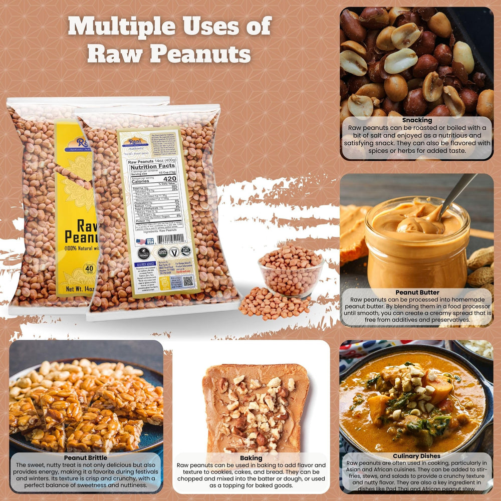 Rani peanuts unsalted raw in-shell suitable for homemade peanut butter