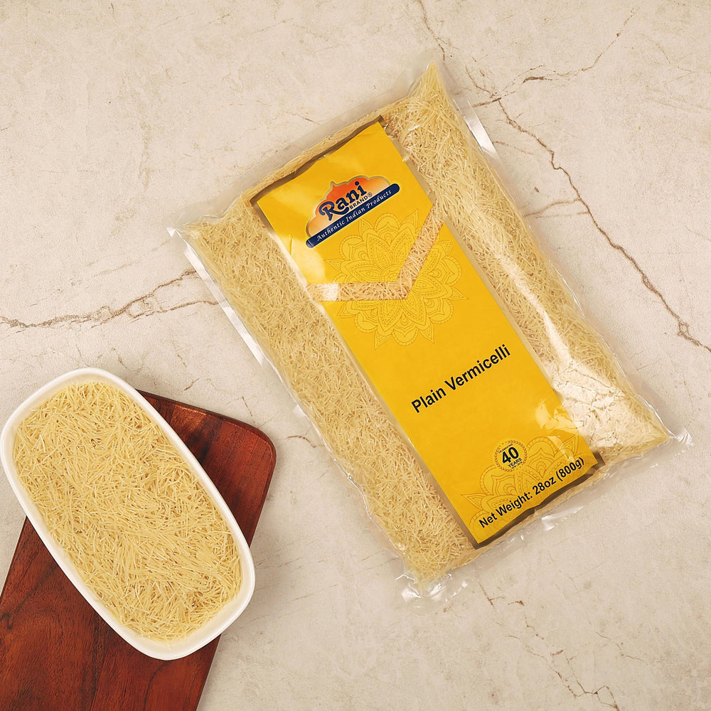 Rani Vermicelli prepared bowl shows versatile uses in curry or stir-fry.