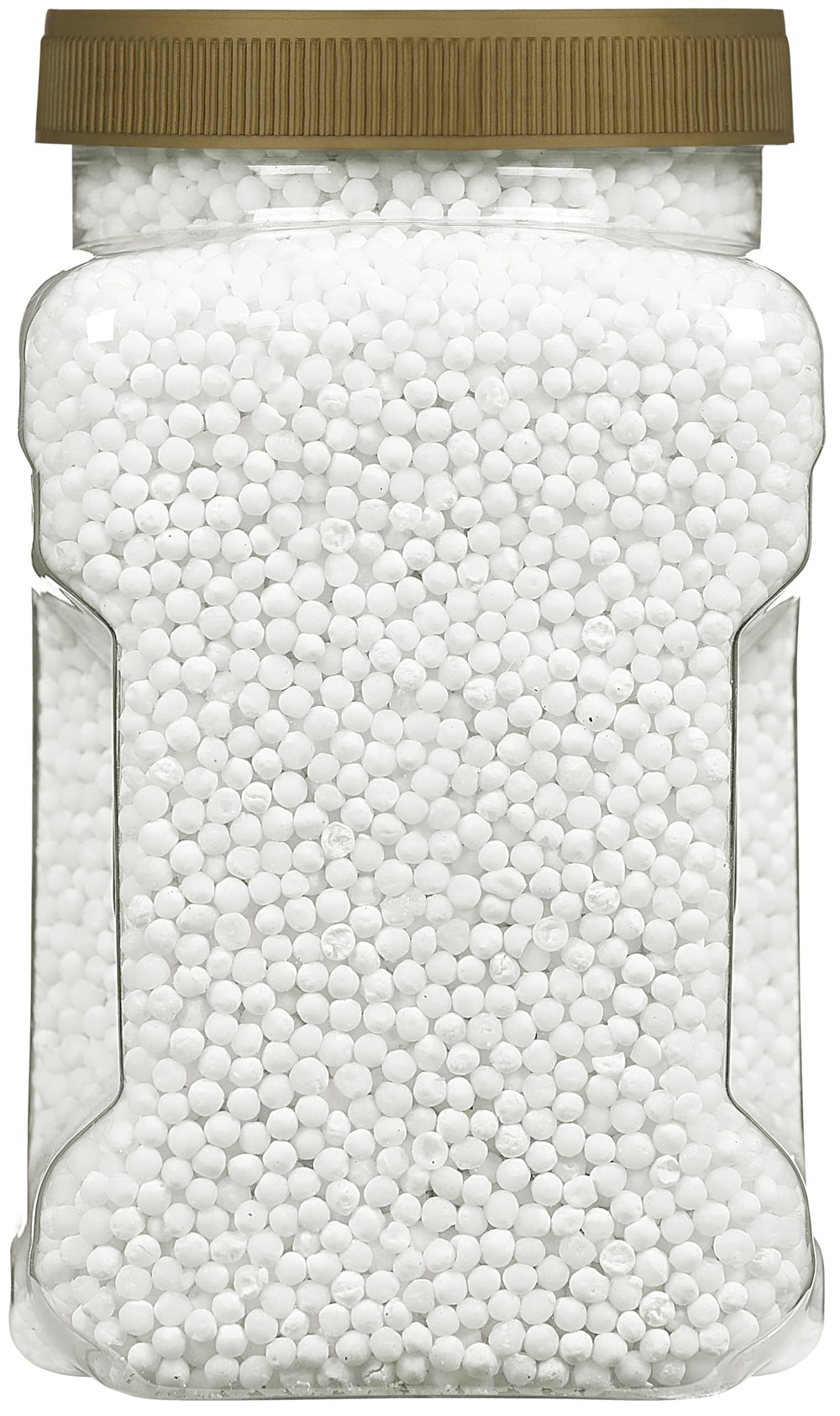 Jar on kitchen counter with label detail and easy-access lid.